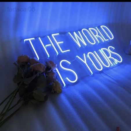 The World IS Yours Neon Sign Smithers Signs £110.00      product_features