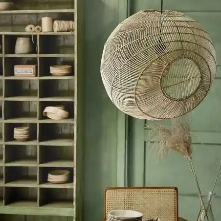 Orbit Rattan Pendant Light Shade Lighting £258.00 Wicker product_features