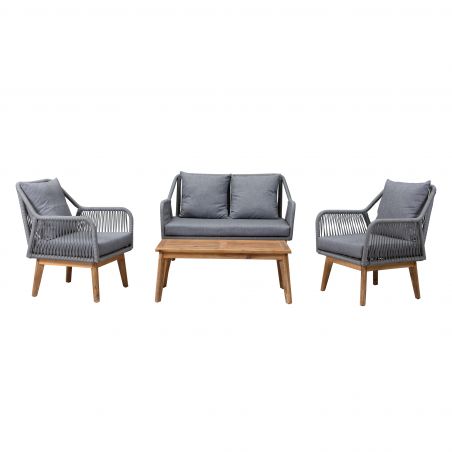 Berkeley Conservatory Rope Chair Set With Table Smithers Sofas and Armchairs &pound;2,200.00 product_features
