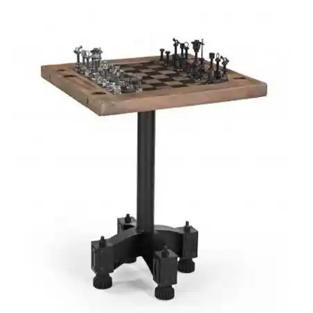 Industrial Chess Furniture Table &ndash; Game-Ready Vintage Style Smithers Side Tables & Coffee Tables &pound;825.00 Office FSC Recycled ...