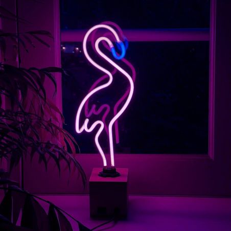 Pink Flamingo Neon Light – Sale Bedside Lamp for Girls’ Bedroom Smithers Lighting £98.00      product_features