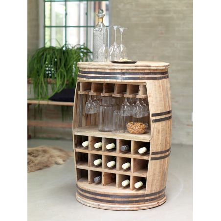 Barrel Bar Smithers Furniture &pound;1,081.00 Kitchen Mango Wood product_features