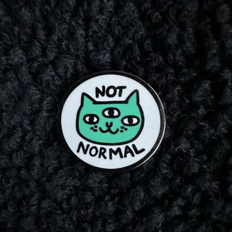 Not Normal Enamel Badge Personal Accessories &pound;10.00 product_features