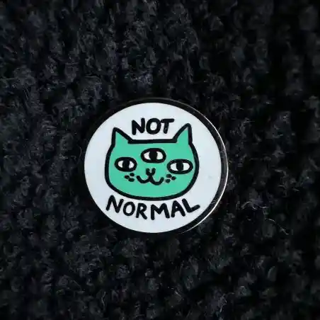 Not Normal Enamel Badge Personal Accessories &pound;10.00 product_features