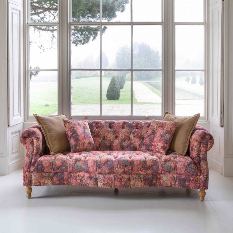 Pink Coral Chesterfield Sofa Smithers Sofas and Armchairs £3,000.00 product_features