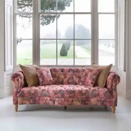 Pink Coral Chesterfield Sofa Smithers Sofas and Armchairs £3,000.00 product_features