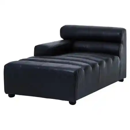 Titan Black Leather Chaise Longue Smithers Designer Furniture &pound;3,500.00 Living Room product_features