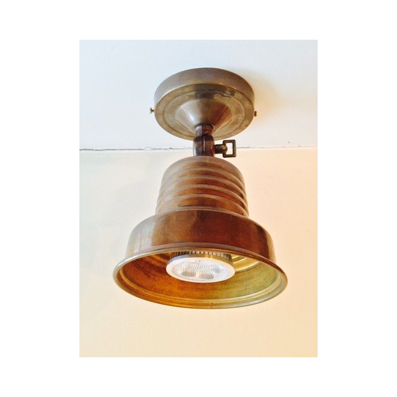 Industrial Wall Mount Light Smithers Lighting £119.00 Spun Brass product_features