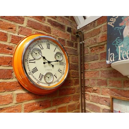 Retro Wall Clock – Bold Vintage Style with Classic Charm Smithers Archives £80.00      product_features