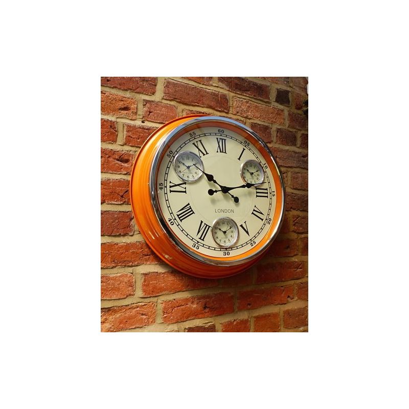 Retro Wall Clock – Bold Vintage Style with Classic Charm Smithers Archives £80.00      product_features