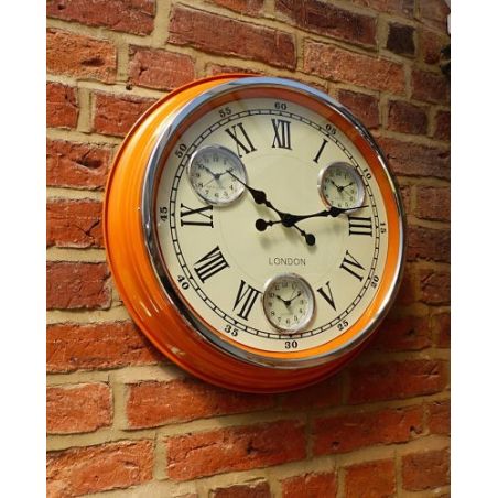 Retro Wall Clock – Bold Vintage Style with Classic Charm Smithers Archives £80.00      product_features