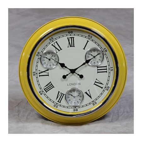 Retro Wall Clock – Bold Vintage Style with Classic Charm Smithers Archives £80.00      product_features