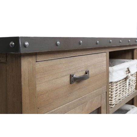 Retro Kitchen Utility Sideboard Smithers Designer Furniture £996.00 Utility Paulownia Aluminium product_features