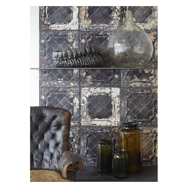 Brooklyn Tile Effect Wallpaper – Vintage Style for Bold Interiors NLXL Wallpaper £259.00 product_features