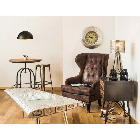 Vintage Helsing Bedside Cabinet Smithers Archives &pound;456.00 Bedroom Fir Wood Iron product_features