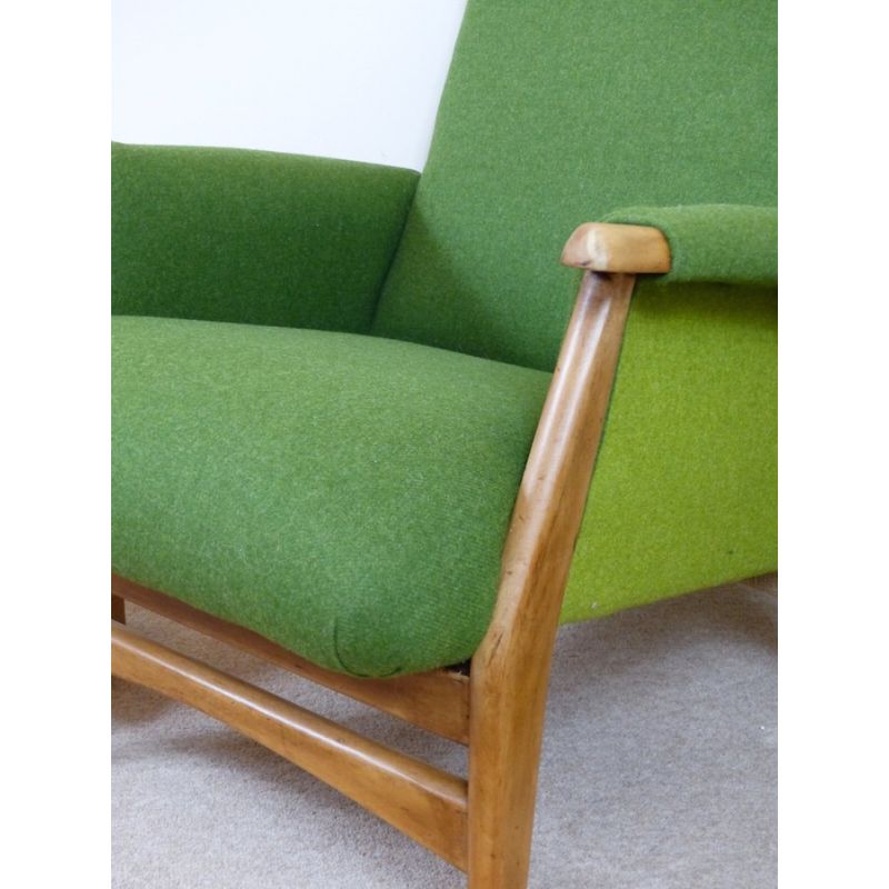 Green Mid Century Chair Smithers Money For Nothing BBC £1,089.00 Living Room Teak Wood product_features