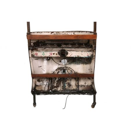 Tuk Tuk Bar Smithers Used, Abused, & Reused £2,163.00 Bar Reclaimed Boat Wood Recycled Steel product_features