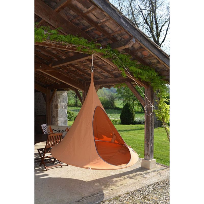 Cacoon Double Hanging Chair Tent for Elegant Outdoor Bliss Cacoon Hanging Tents £210.00 Aluminium product_features