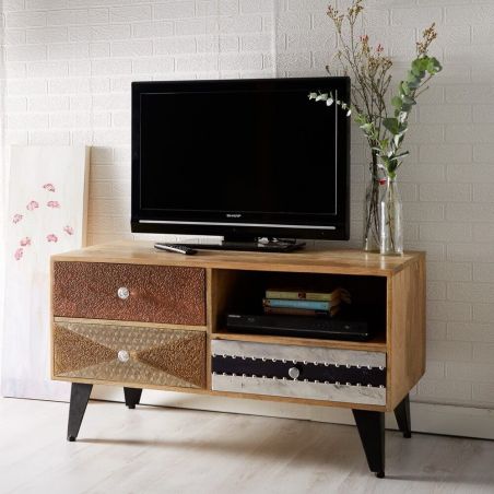 Reclaimed TV Media Cabinet TV Units &pound;619.00 Living Room Reclaimed Wood product_features