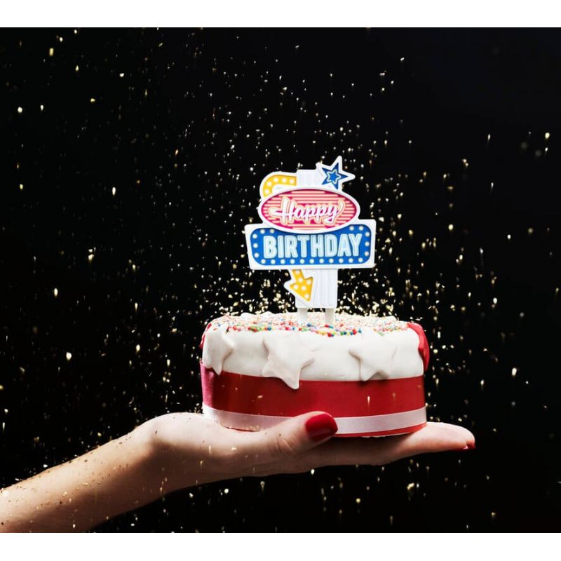 Light Up Flashing Cake Toppers – Retro Party Decoration and Gift Ideas  Gifts £10.00      product_features