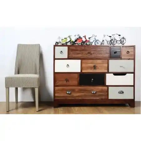 Nostalgic Wide Chest of Drawers Smithers Bedroom &pound;2,000.00 Bedroom Pine Wood product_features