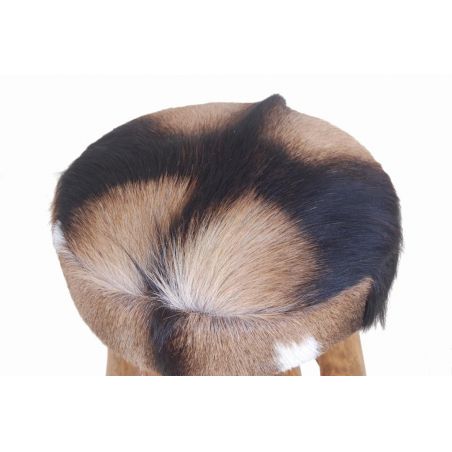 Goats Fur Stool Smithers Retro Furniture £170.00 All Rooms Mango Wood product_features