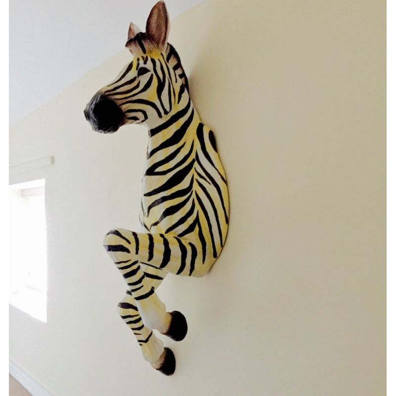 Mounted Life Size Zebra – As Seen at Pikes Hotel Ibiza Smithers Archives £455.00 Hallway product_features