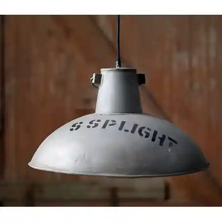 Grey Factory Pendant Light Smithers Archives &pound;362.00 Recycled Steel product_features