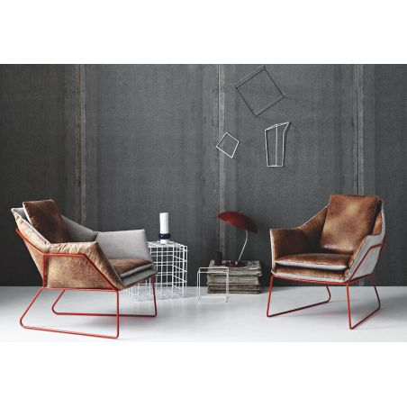 Saba New York Armchair Saba Italia Designer Furniture £1,948.00 All Rooms Nickel product_features