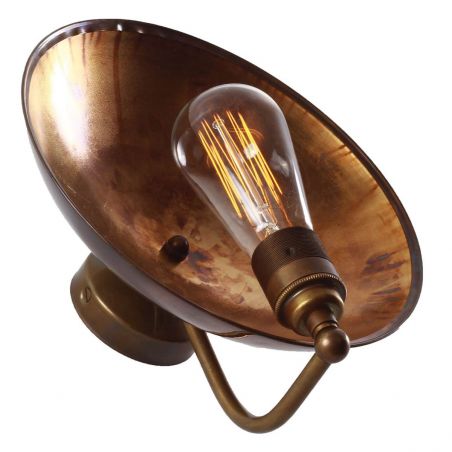 Bugsy Wall Lamp Smithers Lighting £215.00 All Rooms Spun Brass product_features