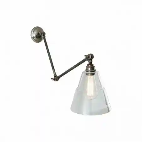 Industrial Wall Poster Lamp Smithers Lighting &pound;198.00 Bar Spun Brass product_features