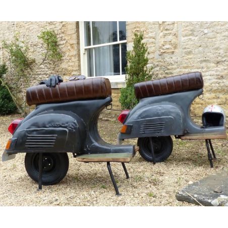 Vespa Scooter Bar Stool Smithers Used, Abused, & Reused £2,250.00      product_features