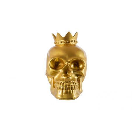 The King&rsquo;s Head Gold Skull &ndash; Iconic Home Ornament & Gift-Worthy Decor Smithers Halloween &pound;350.00 product_features