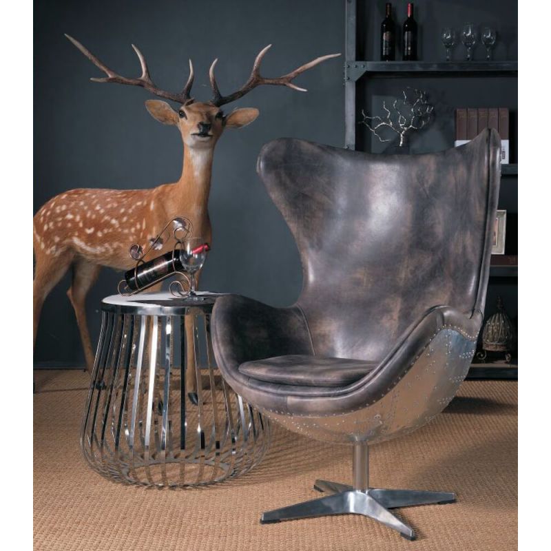 Aviator Egg Chair Smithers Sofas and Armchairs £2,000.00 All Rooms Stainless Steel product_features