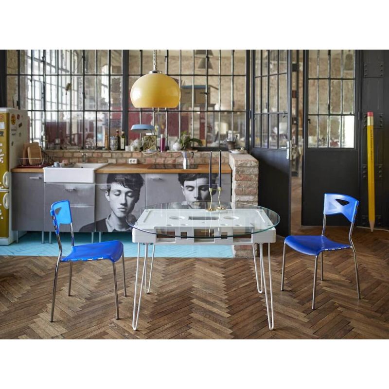 Tape Cassette Dining Table Smithers Archives £6,000.00 Dining Room Steel product_features