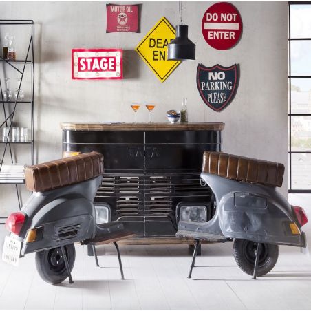 Vespa Scooter Bar Stool Smithers Used, Abused, & Reused £2,250.00      product_features