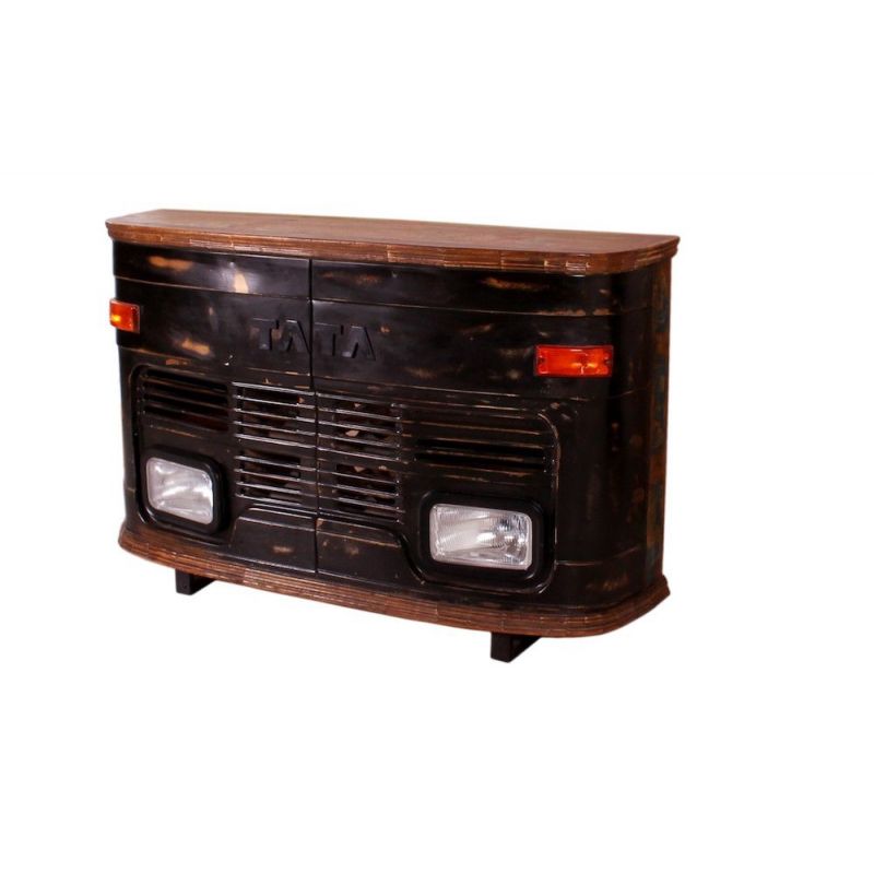 Tata Pub Truck Bar Smithers Home Bars £2,650.00 Bar Reclaimed Boat Wood Reclaimed Steel product_features