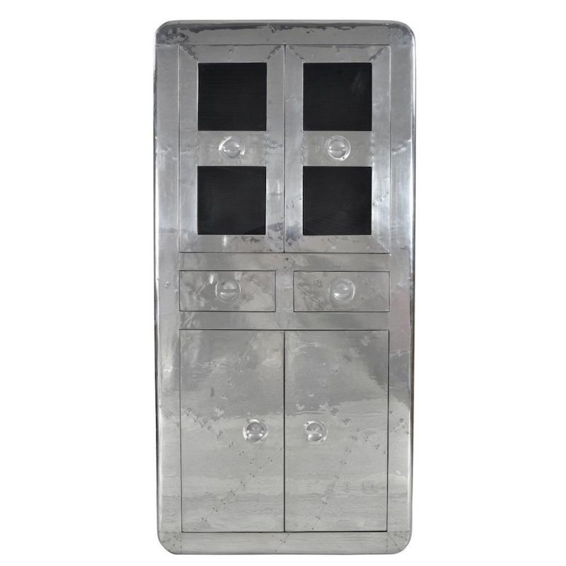 Aviator Tall Cabinet Smithers Office £2,745.00 All Rooms Aluminium product_features
