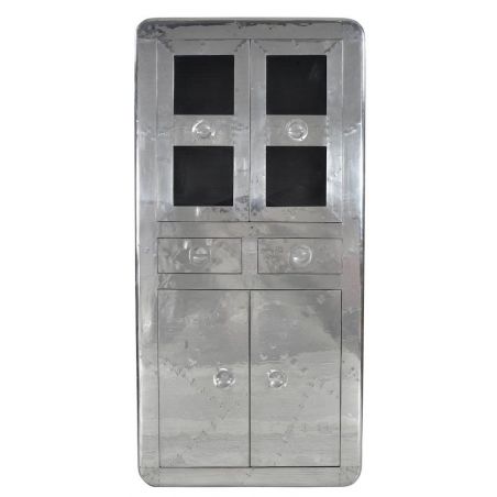 Aviator Tall Cabinet Smithers Office £2,745.00 All Rooms Aluminium product_features