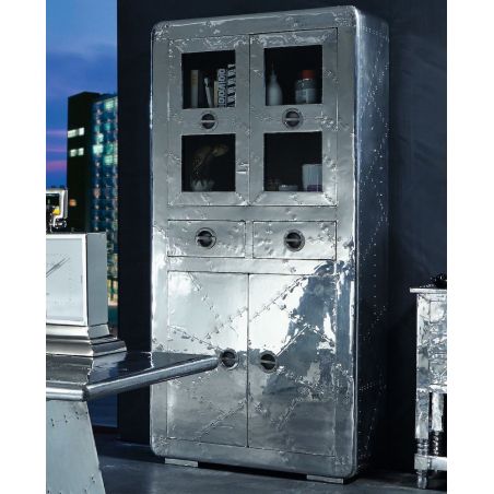 Aviator Tall Cabinet Smithers Office £2,745.00 All Rooms Aluminium product_features