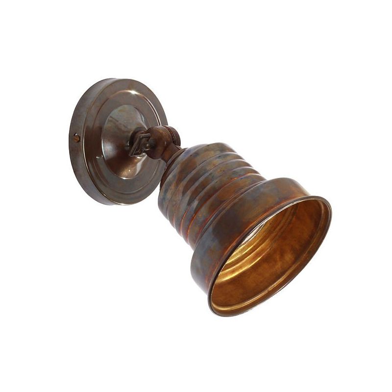 Industrial Wall Mount Light Smithers Lighting £119.00 Spun Brass product_features