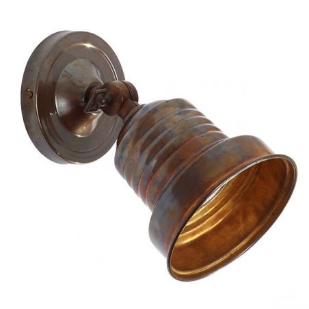 Industrial Wall Mount Light Smithers Lighting £119.00 Spun Brass product_features