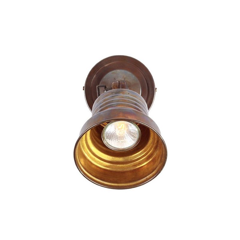Industrial Wall Mount Light Smithers Lighting £119.00 Spun Brass product_features