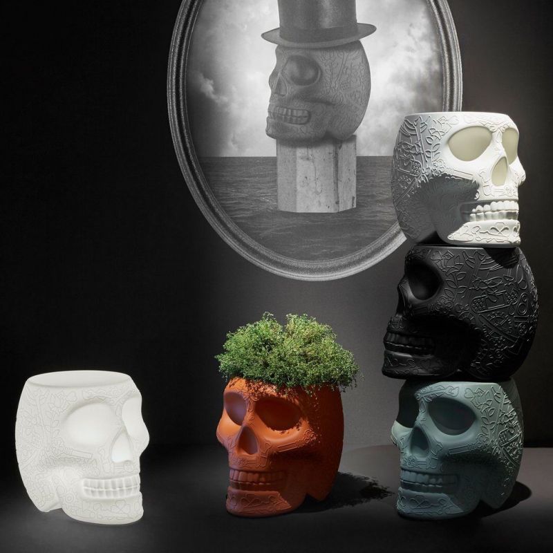 Qeeboo Mexico Skull Head Side Table  Side Tables & Coffee Tables £1,130.00      product_features