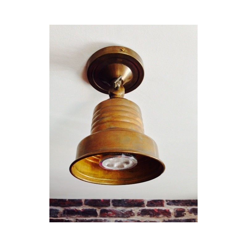 Industrial Wall Mount Light Smithers Lighting £119.00 Spun Brass product_features
