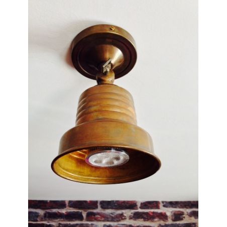Industrial Wall Mount Light Smithers Lighting £119.00 Spun Brass product_features