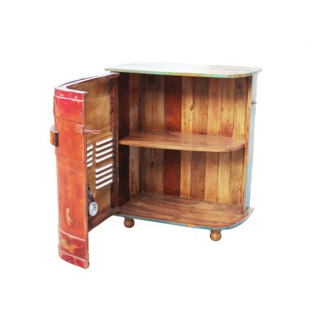 Recycled Truck Cocktail Bar Smithers Used, Abused, & Reused £825.00 Reclaimed Boat Wood Reclaimed Steel product_features