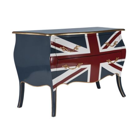 Union Jack Bombe Chest Sideboard Smithers Hallway &pound;1,800.00 Mahogany product_features