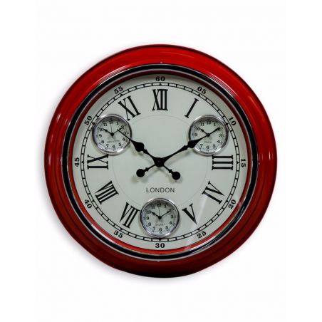 Retro Wall Clock – Bold Vintage Style with Classic Charm Smithers Archives £80.00      product_features
