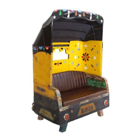 Tuk Tuk Car Taxi Sofa Smithers Sofas and Armchairs £4,000.00 Bar Reclaimed Boat Wood product_features